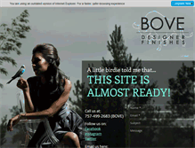 Tablet Screenshot of bovedesignerfinishes.com